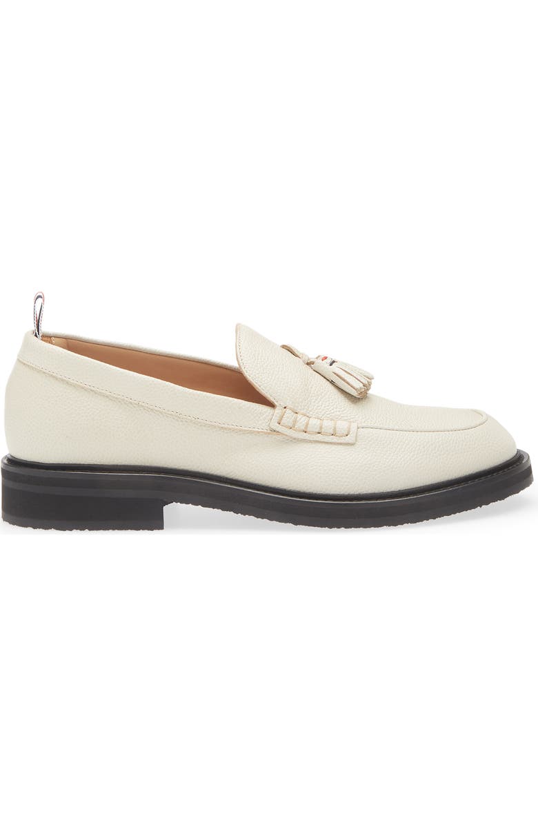 Thom Browne RWB Stitch Tassel Loafer, Alternate, color, Khaki