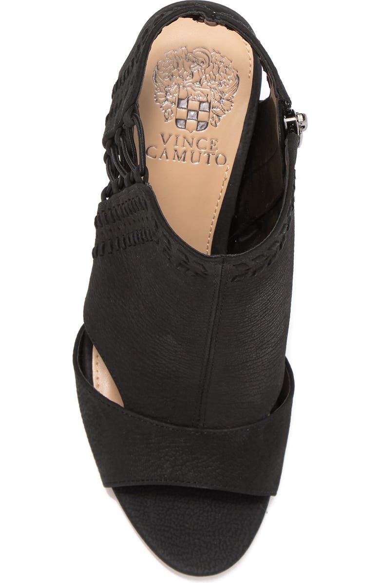 Vince Camuto Emmia Woven Leather Block Heel Sandal, Alternate, color,