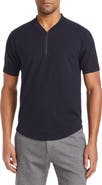 W.R.K Mason Slim Fit Textured Zip T-Shirt