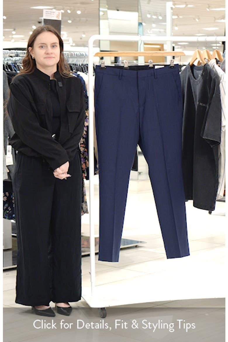 Jetsetter Flat Front Stretch Wool Dress Pants video