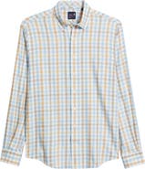 johnnie-O Callum Check Performance Button-Down Shirt