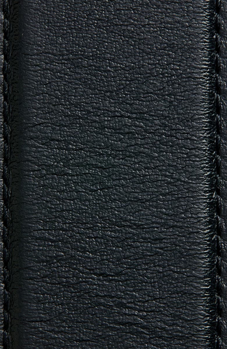 AMIRI Stacked Bones Buckle Leather Belt, Alternate, color, 