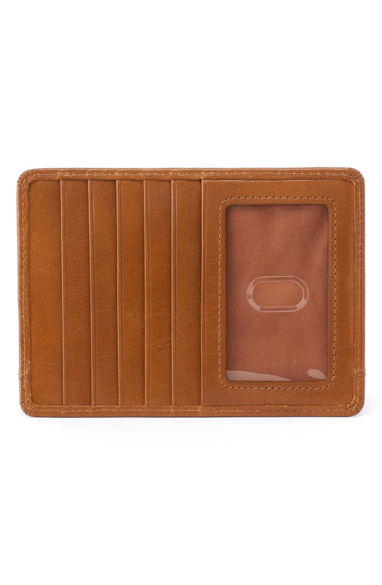 HOBO Euro Slide Credit Card Case Holder, Main, color, Truffle