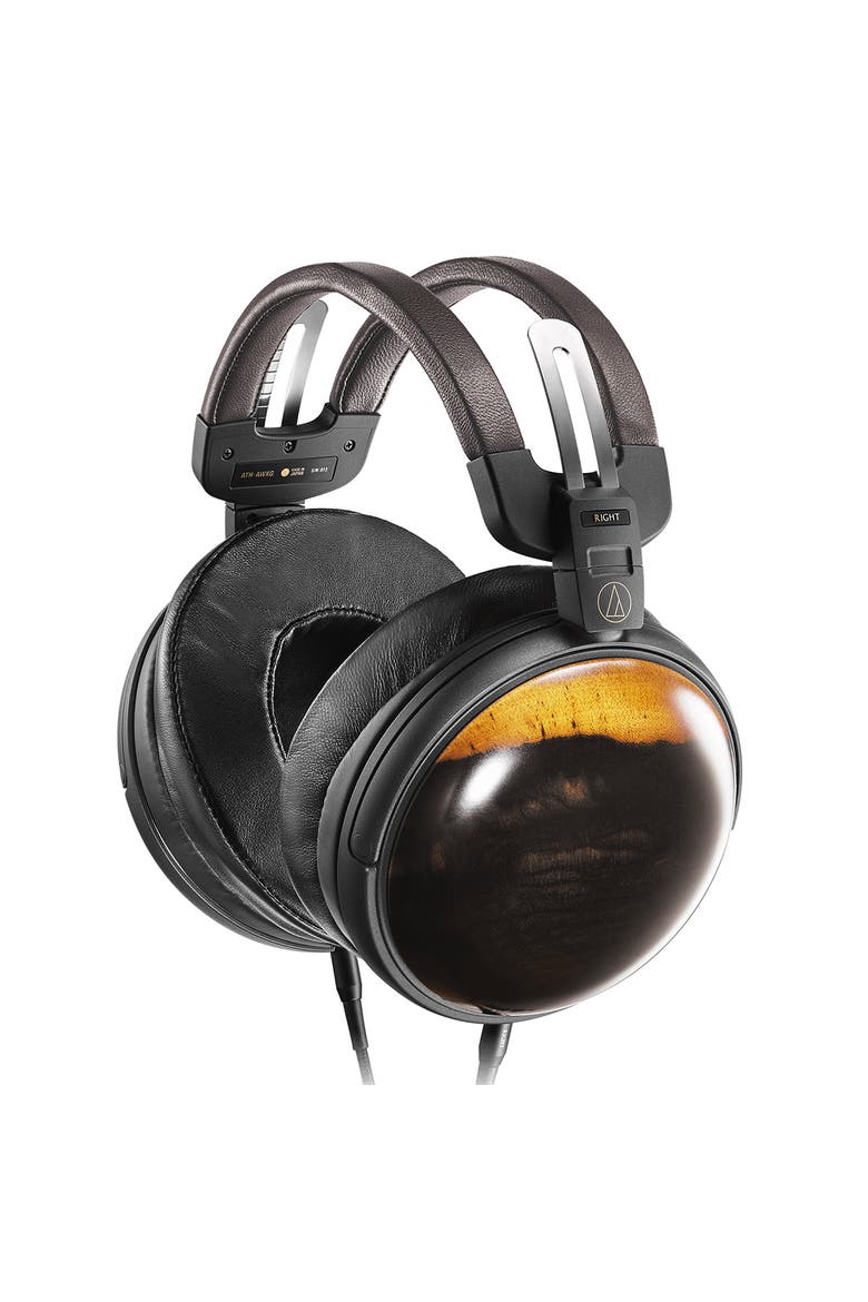 ATH-AWKG Closed-Back Kurogaki Over-Ear Headphones, Main, color, Walnut