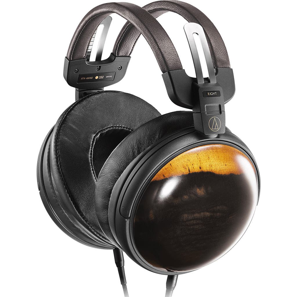 Audio-Technica ATH-AWKG Closed-Back Kurogaki Over-Ear Headphones in Walnut at Nordstrom