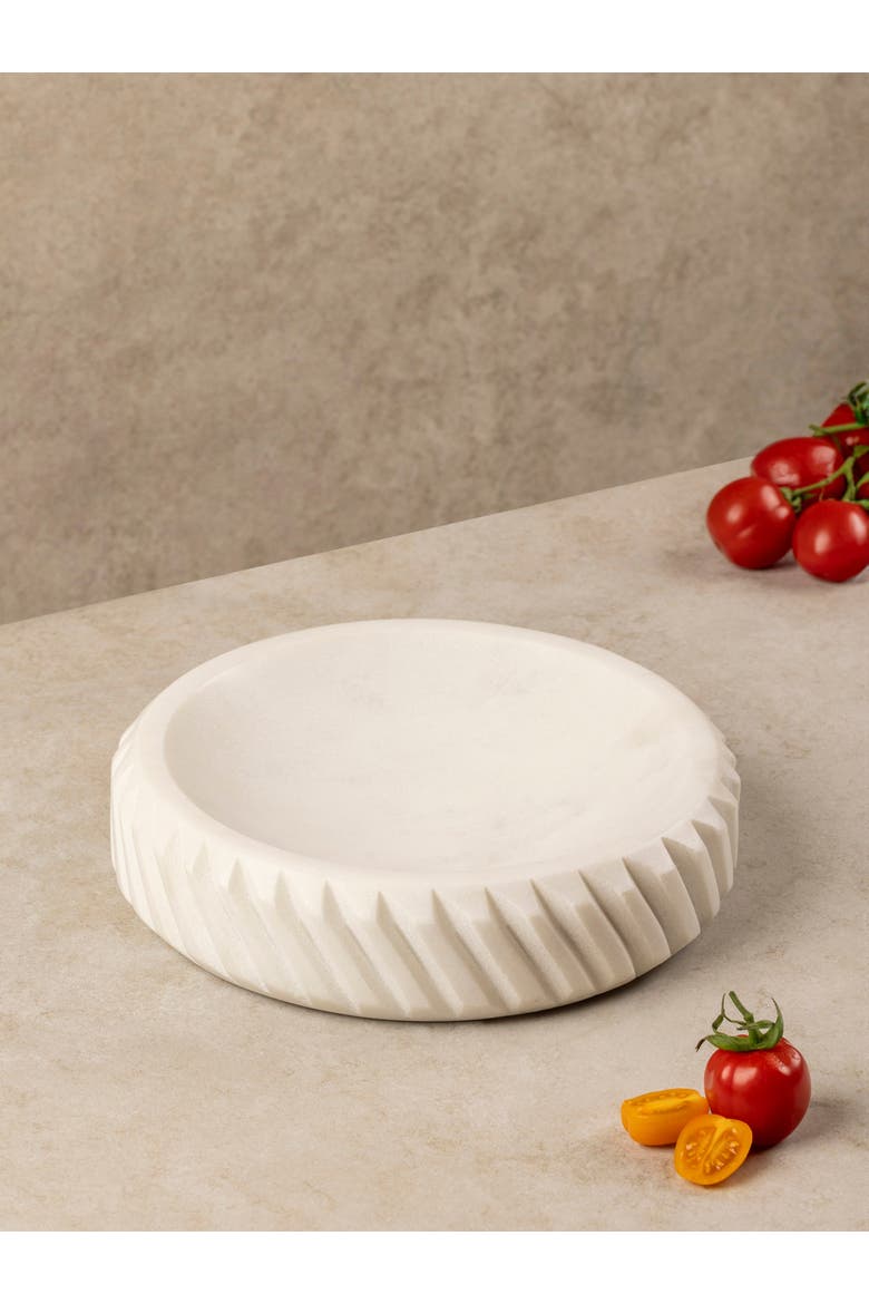 Charlotte Marble Bowl, Main, color, Ivory
