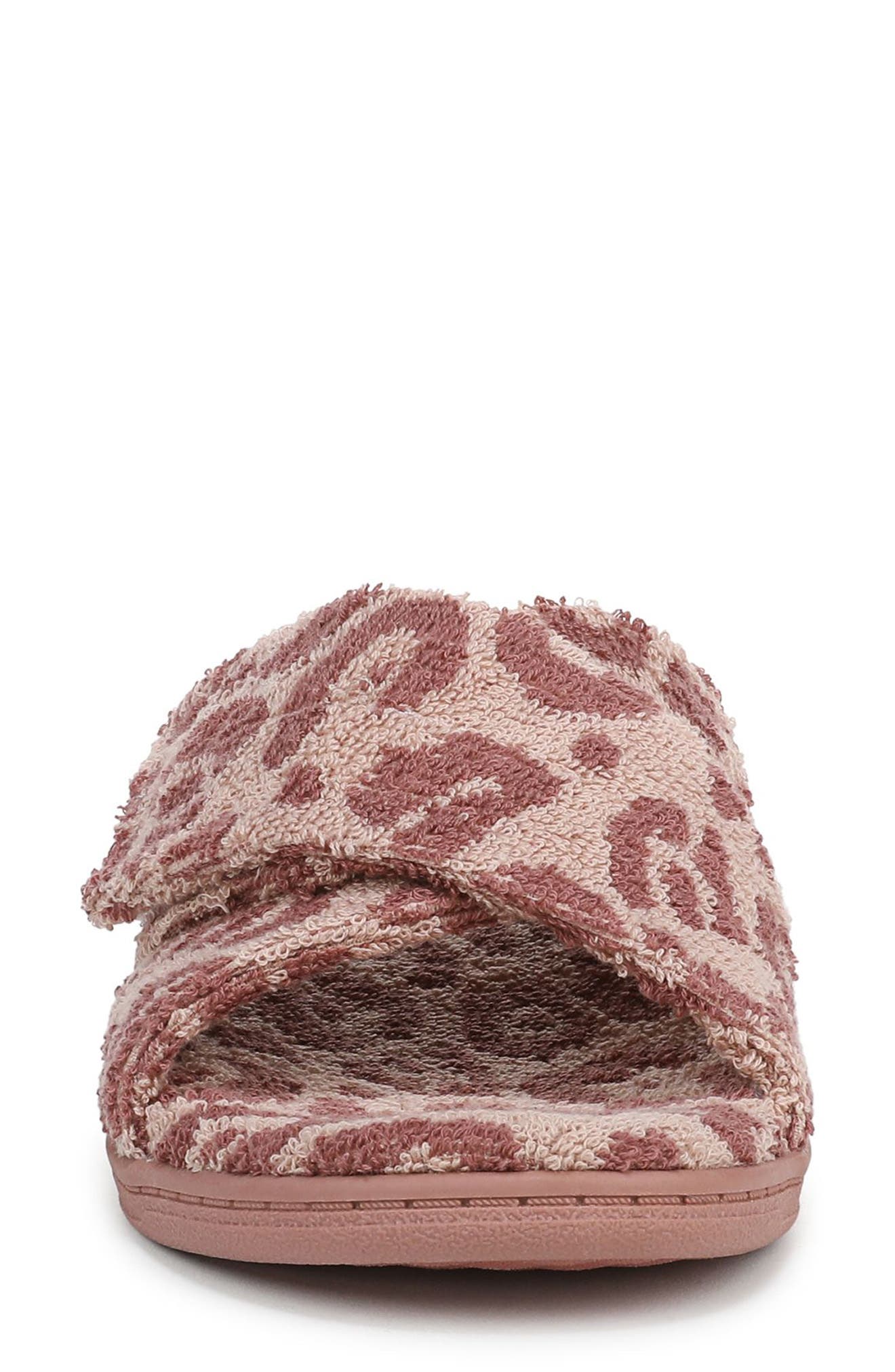 Vionic Relax II Plush Slide Sandal, Alternate, color, Pink Multi