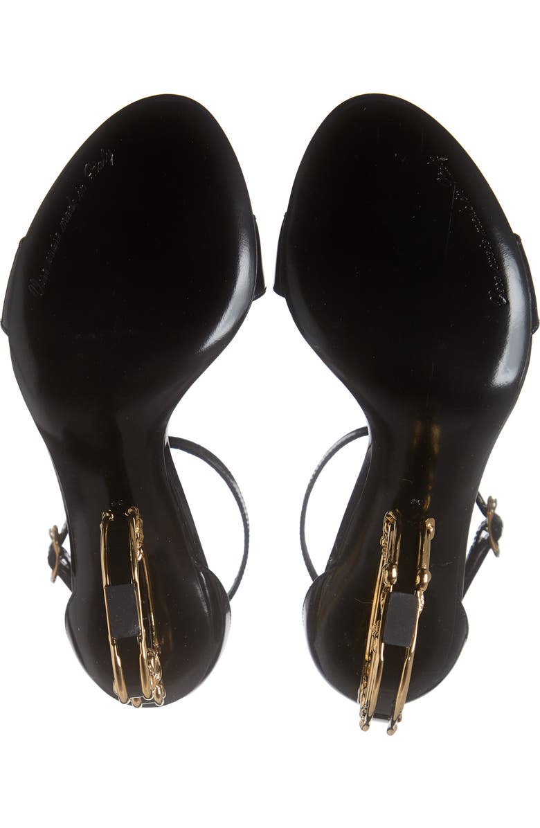 Dolce&Gabbana Keira Baroque DG Heel Sandal, Alternate, color,