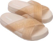 Mini Melissa Kids' Cozy Cross Strap Slide Sandal