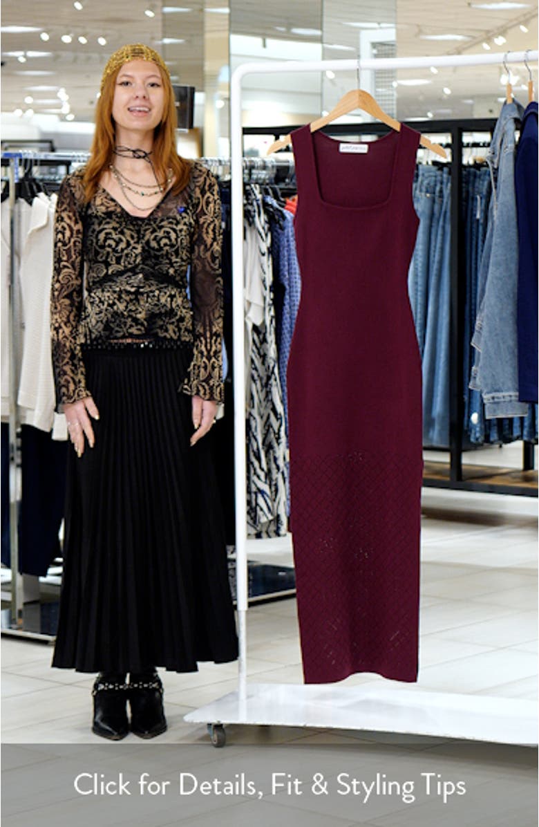 Elinor Rib Body-Con Maxi Dress, sales video thumbnail