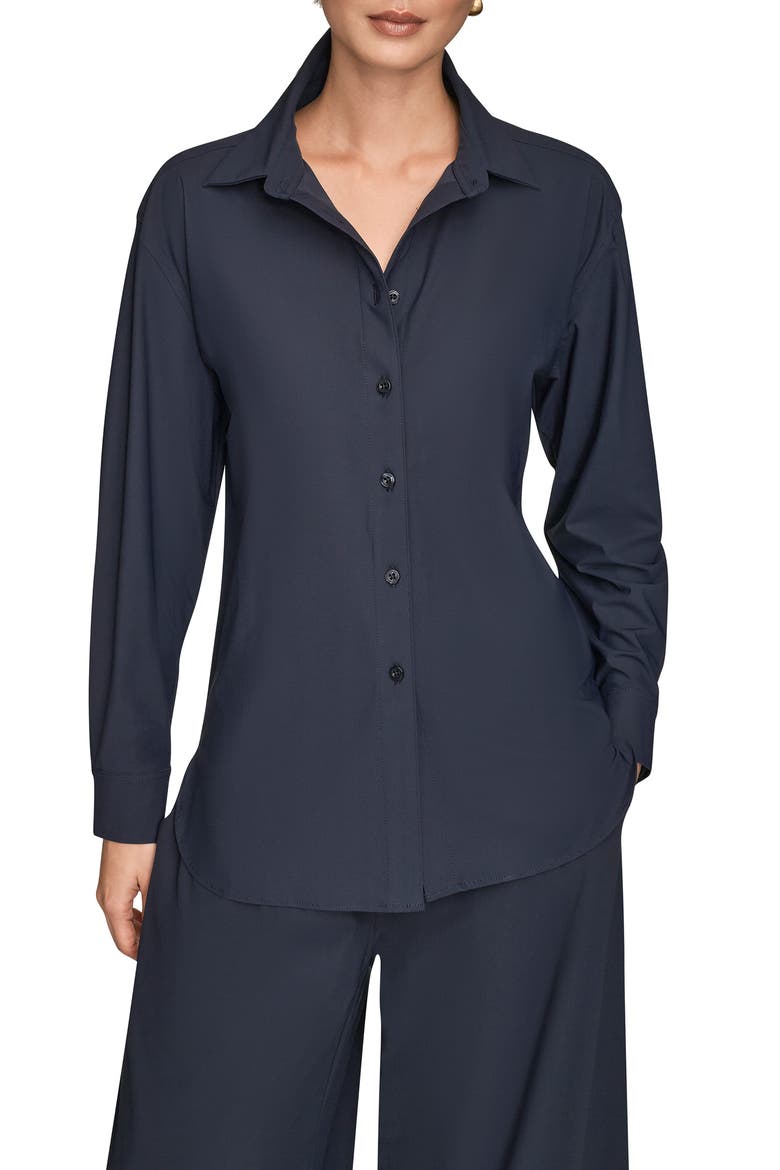 Front Button Shirt, Main, color, NIGHTFALL