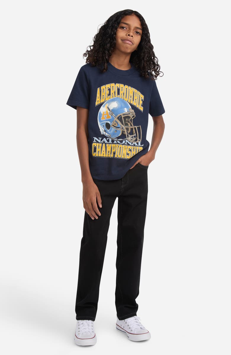 abercrombie kids Kids' Straight Fit Jeans, Alternate, color, Chill