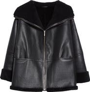 TOTEME Menfi Oversize Genuine Shearling Coat