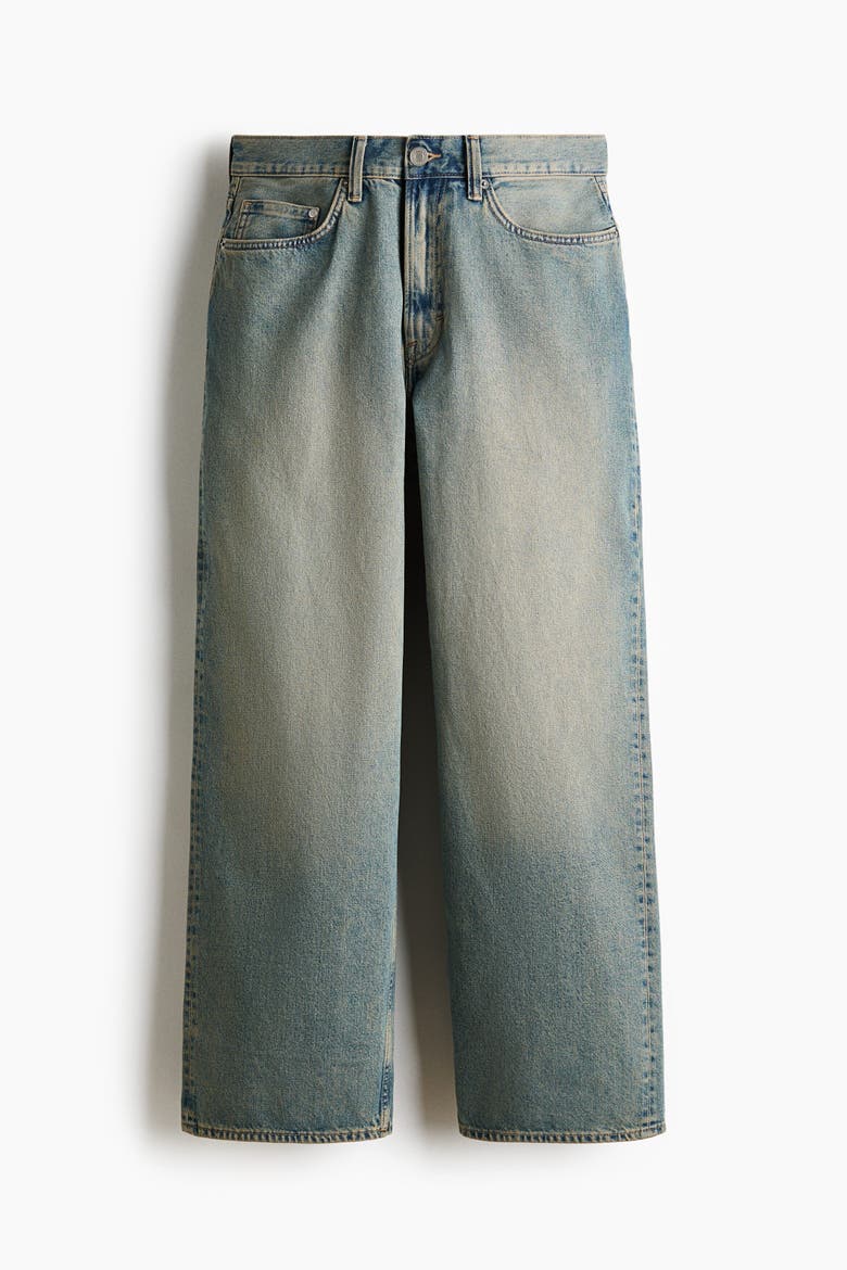 Fairfax Baggy Jeans, Alternate, color, Washed denim blue