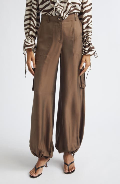 James Wide Leg Cargo Pants