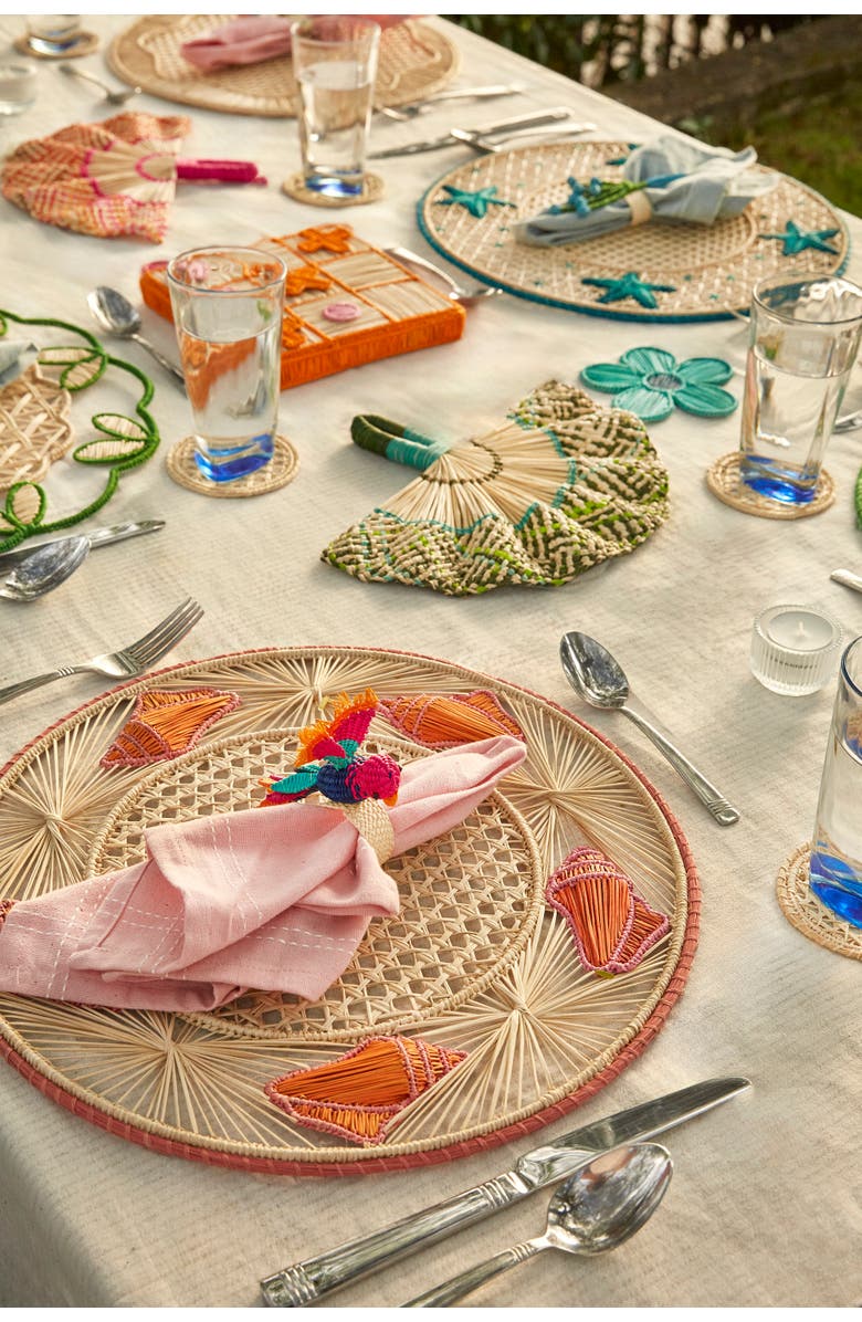 Coro Cora Conch 3D Placemat - Set of 2, Alternate, color, 