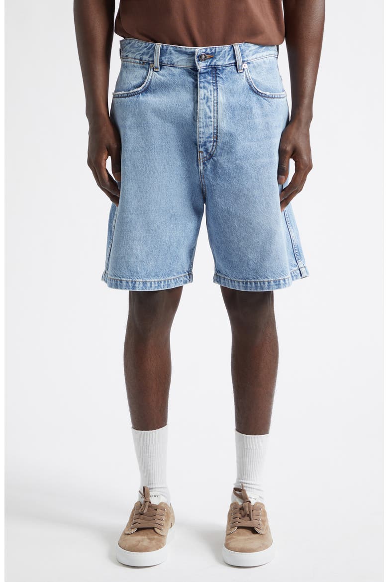 Denim Shorts, Main, color, LIGHT BLUE