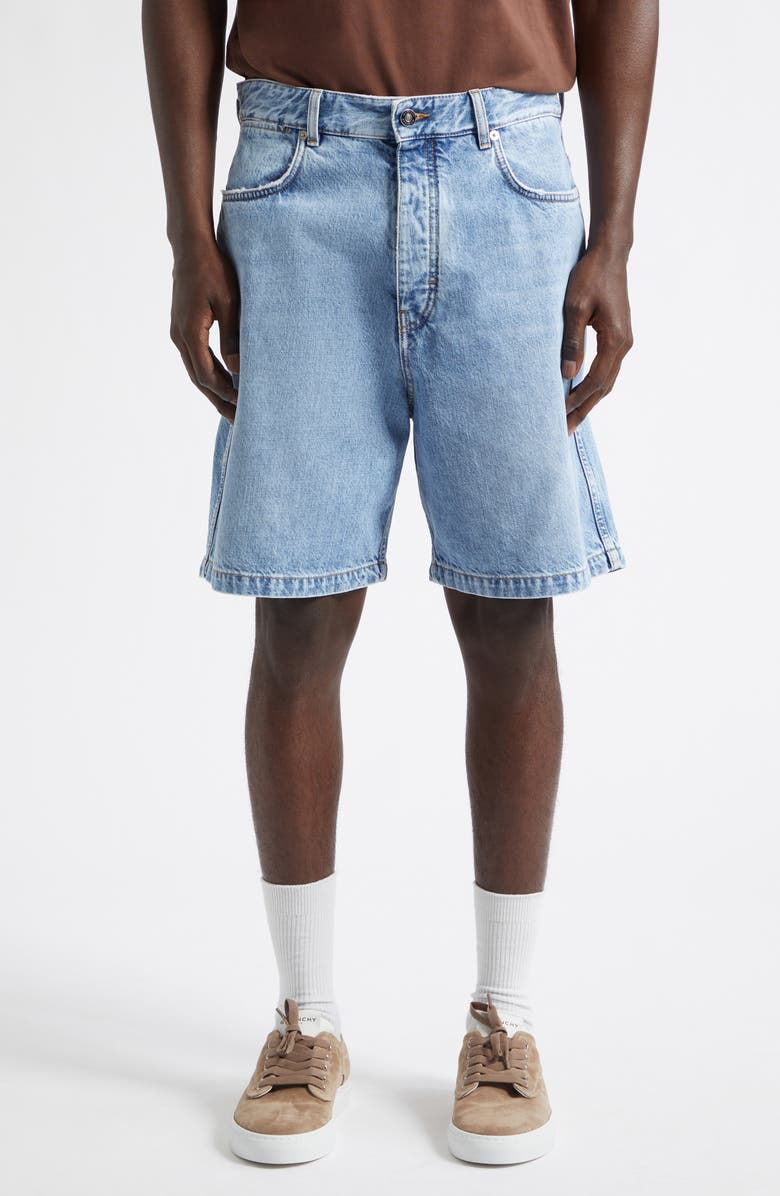 Givenchy Denim Shorts, Main, color, Light Blue