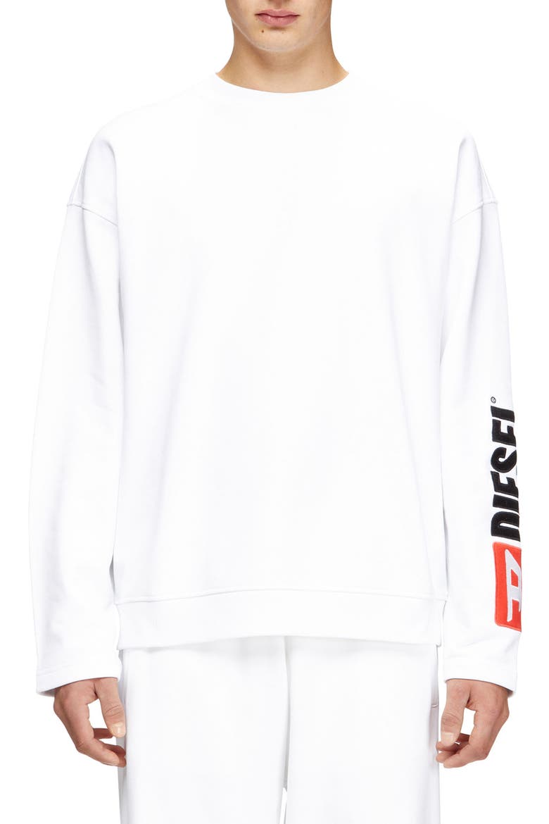S-Boxt-NC-Div Sweatshirt, Main, color, WHITE