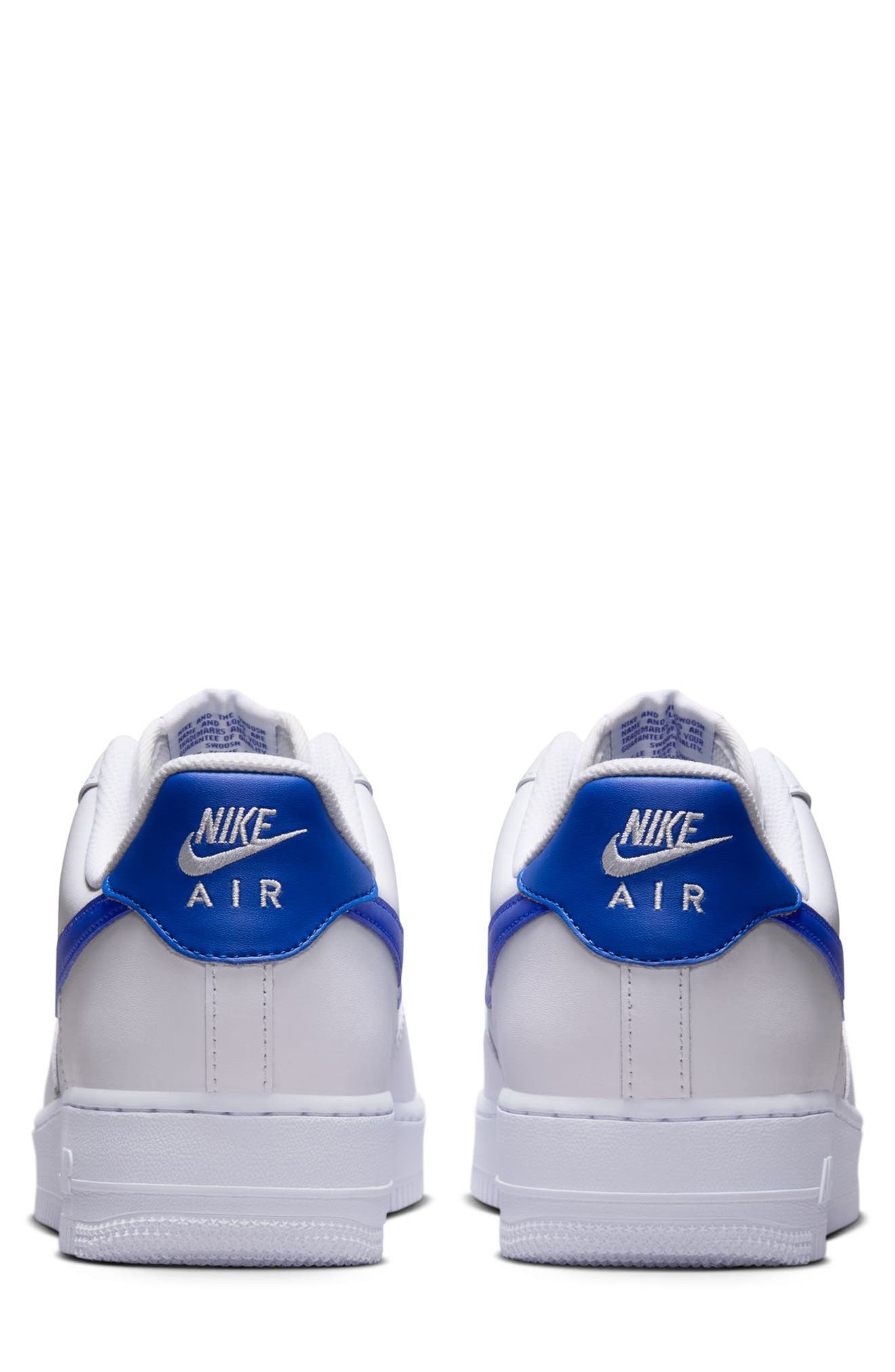 Air Force 1 '07 Basketball Sneaker, Alternate, color, WHITE/ HYPER ROYAL/ WHITE