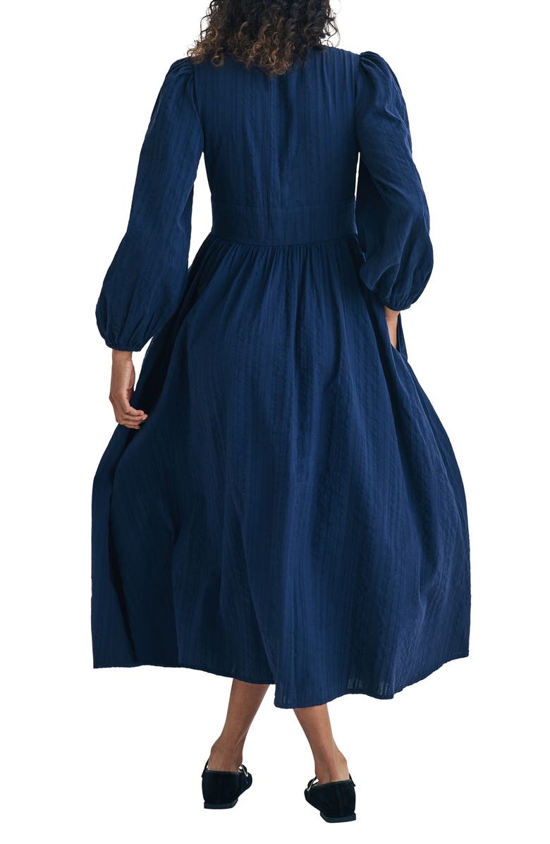 Nobody's Child Starlight Long Sleeve Cotton Midi Dress, Alternate, color,