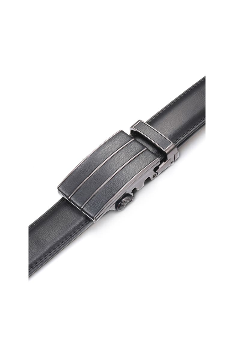 Signature Leather Ratchet Belt, Alternate, color, Trinity