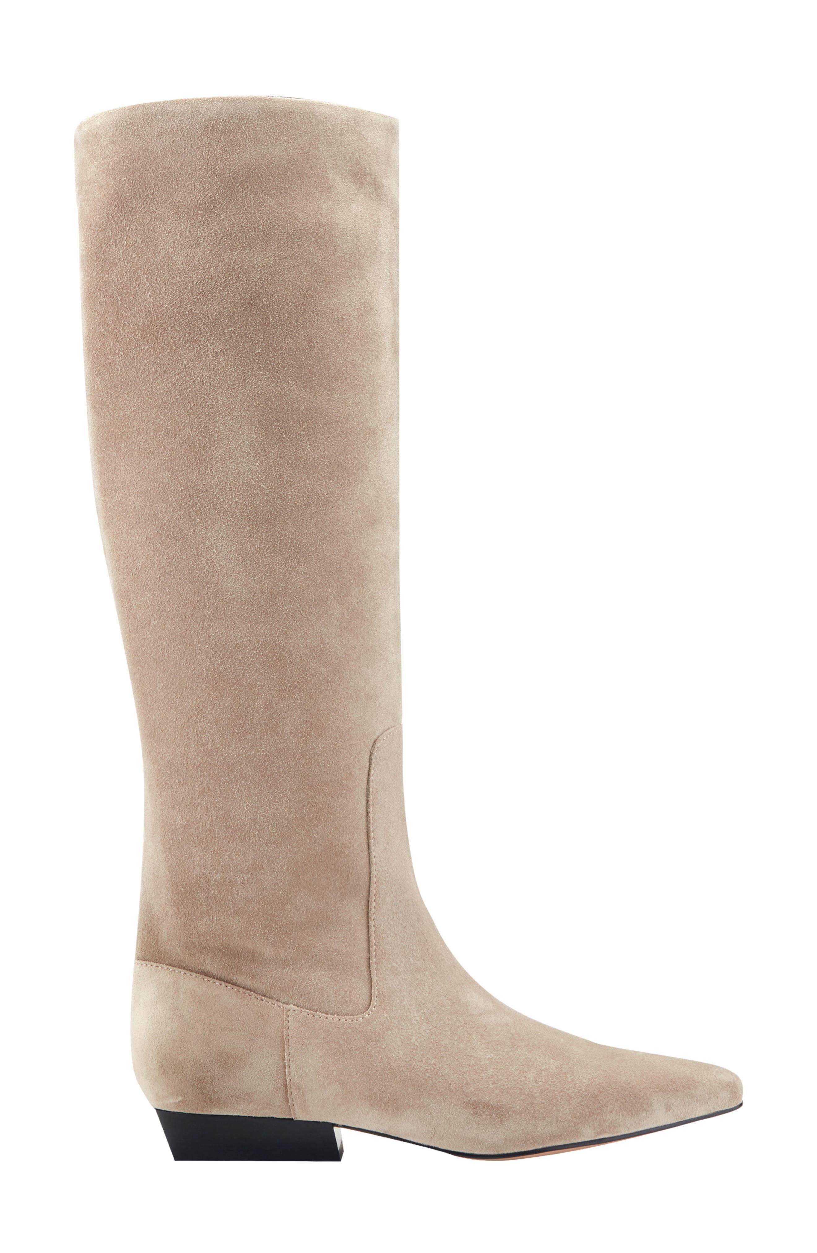 Daynna Knee High Boot, Alternate, color, TAUPE