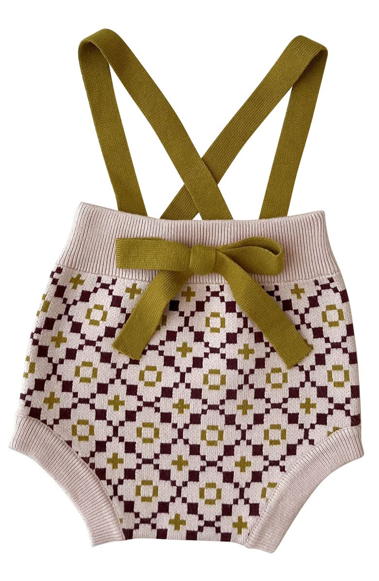 Ashmi & Co. Jacquard Suspender Bodysuit, Alternate, color, Jacquard