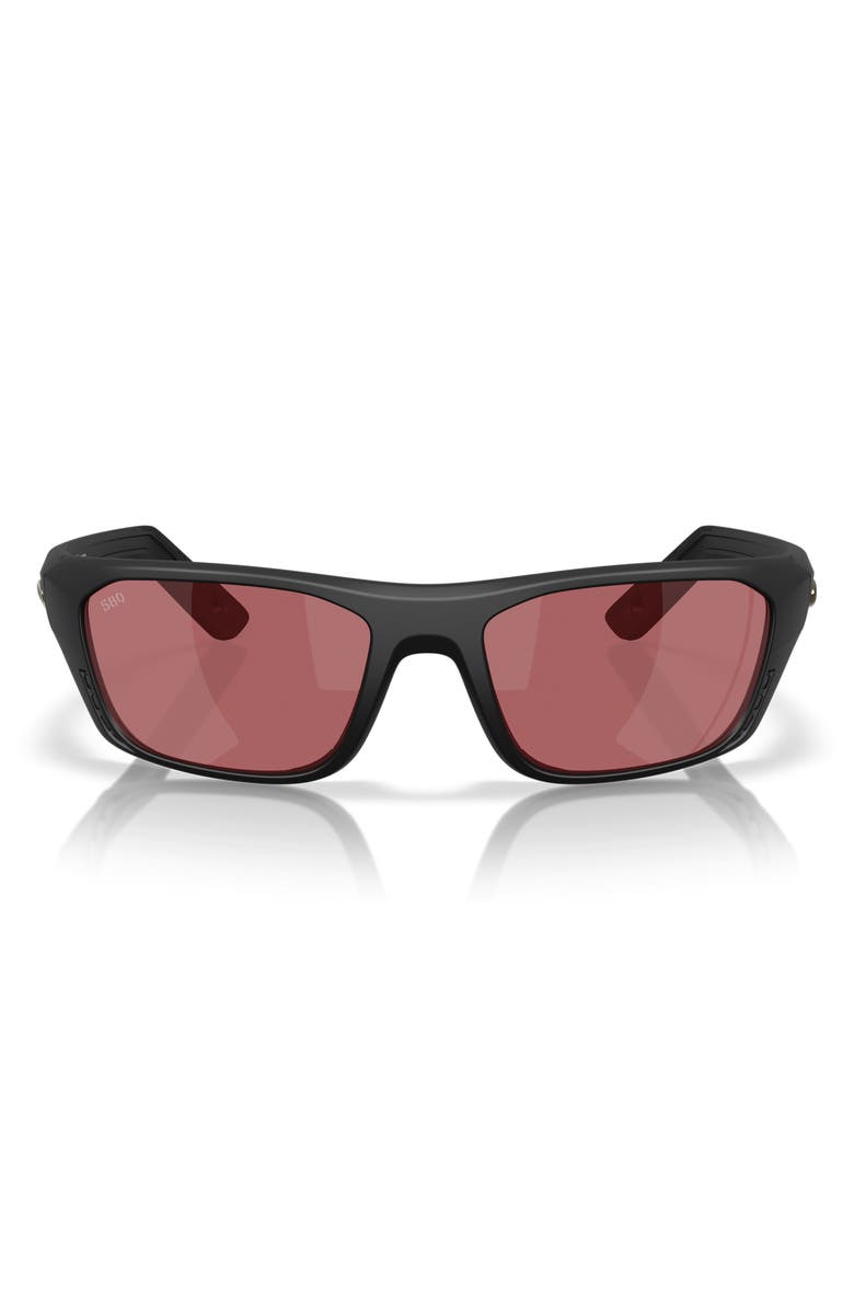 Costa Del Mar Whitetip Pro 57mm Polarized Rectangular Sunglasses, Main, color,