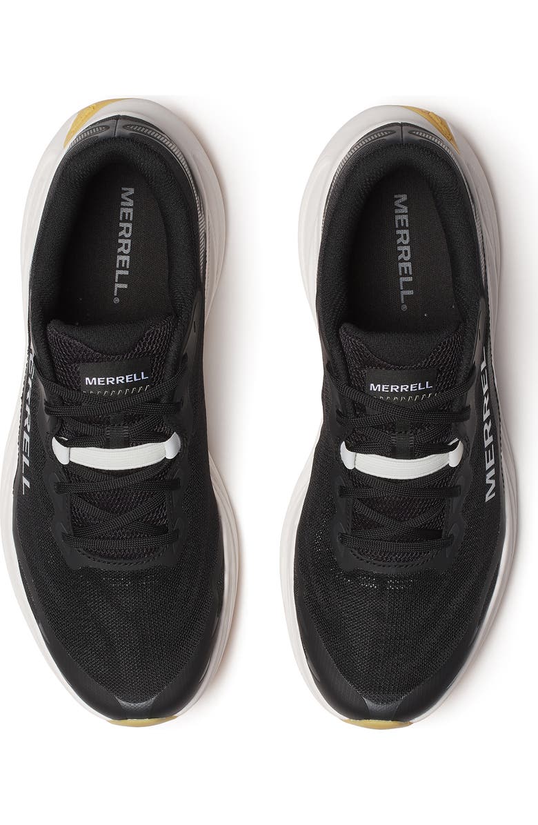 Merrell ProMorph Trail Running Shoe, Alternate, color, Black/ White