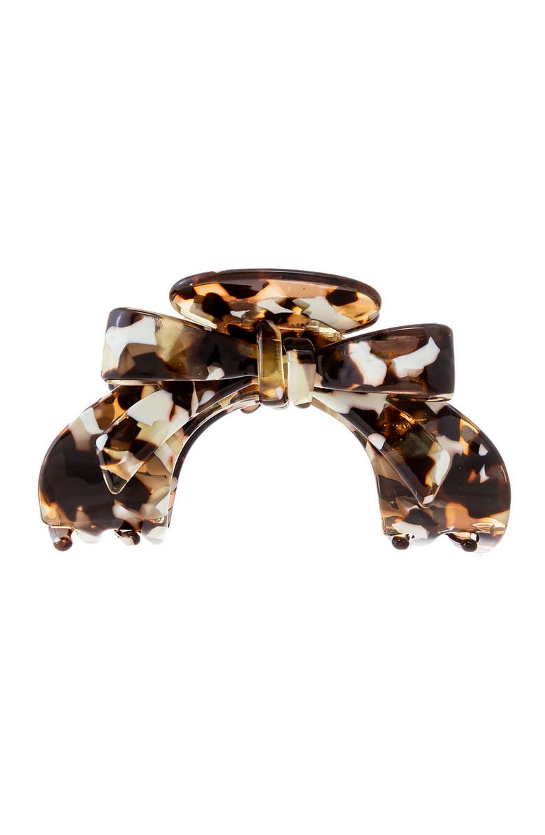 BY ADINA EDEN Large Open Bow Tie Hair Claw Clip, Main, color,