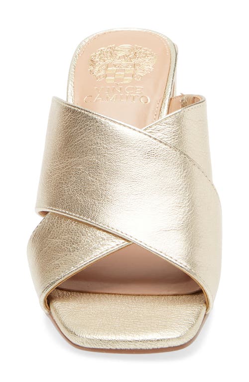 Vince Camuto Hemila Slide Sandal In Gold