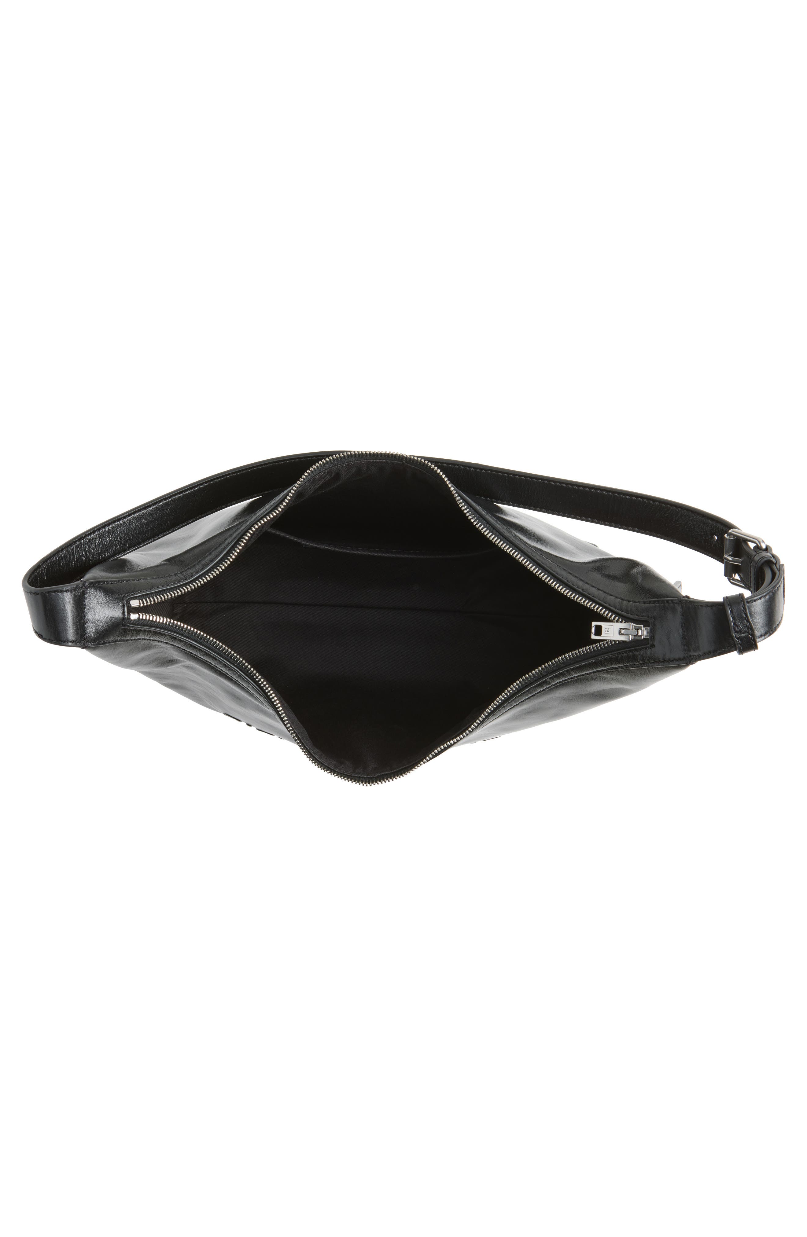 Alexander Wang Punch Sling Crossbody Bag, Alternate, color, Black
