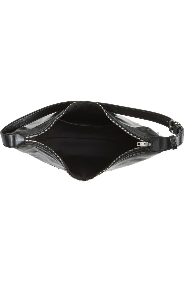 Alexander Wang Punch Sling Crossbody Bag, Alternate, color, Black