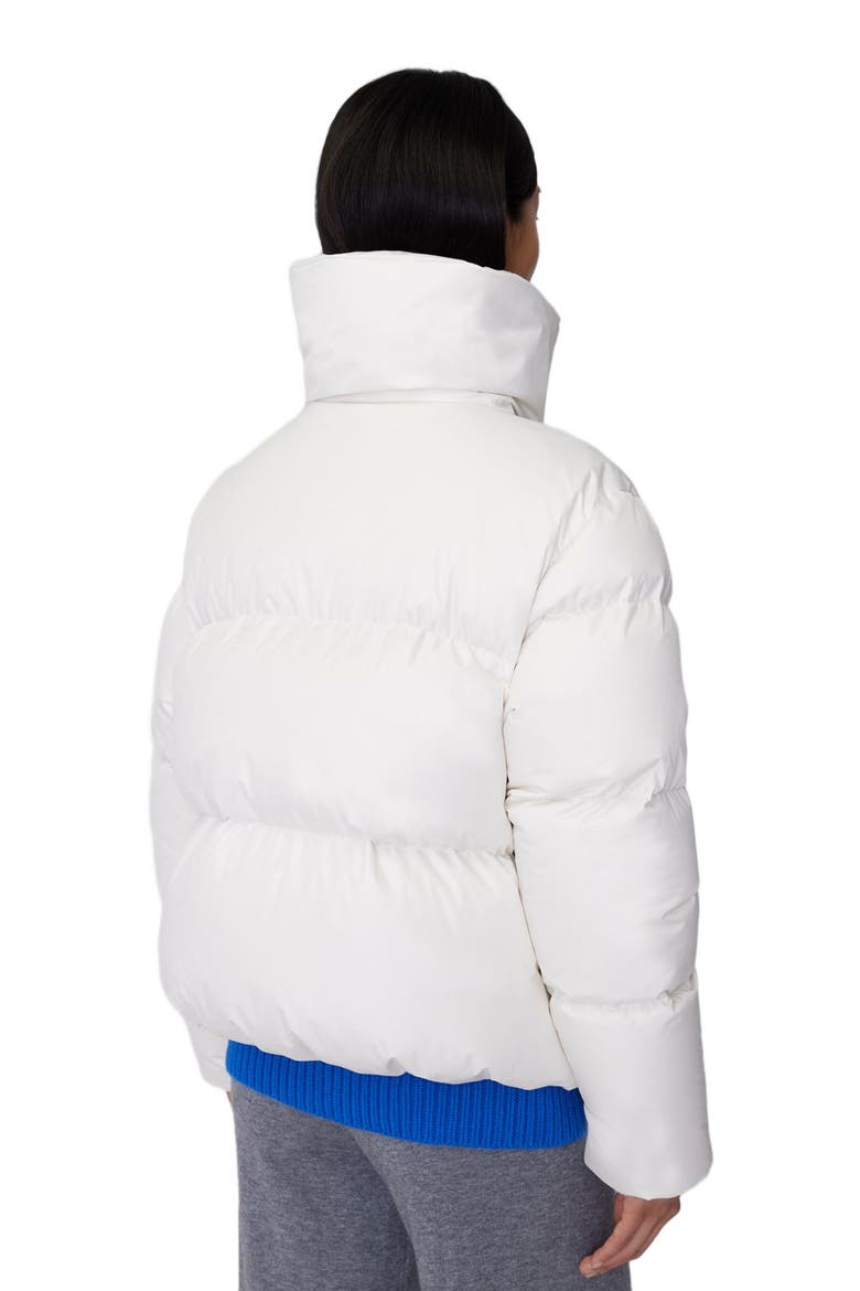 GISELE SHORT | Down Puffer Jacket, Alternate, color, Ivory