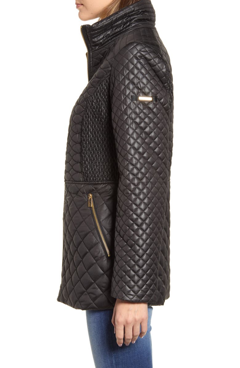 Via Spiga Water Repellent Quilted Jacket, Alternate, color, 