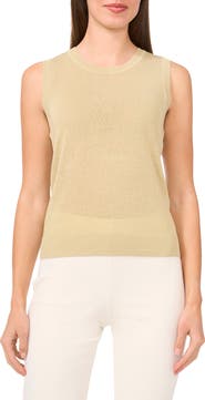 Halogen® Crewneck Sweater Tank