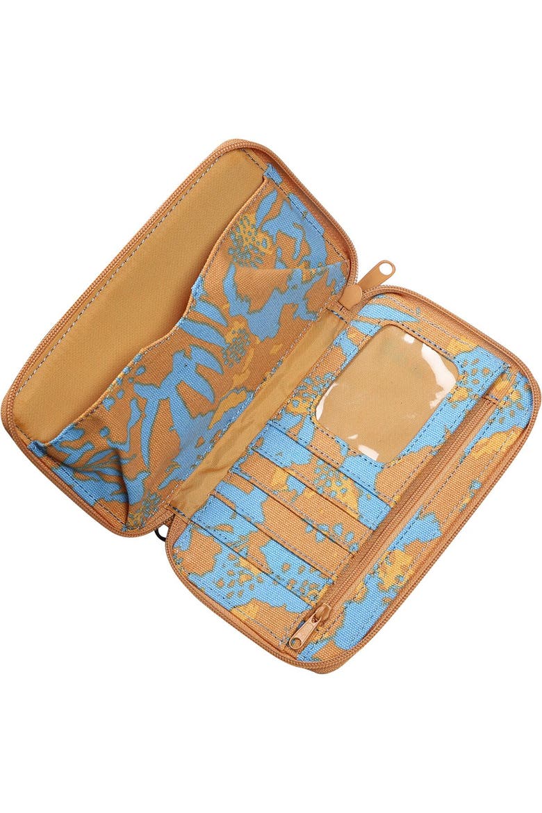 Go Time Cross Body Wallet - Women's, Alternate, color, Sky Bloom