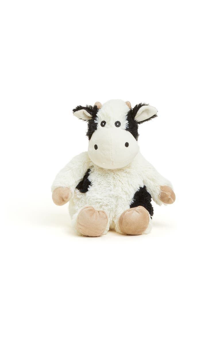 Warmies Black and White Cow Plush Toy, Alternate, color, Multi Color