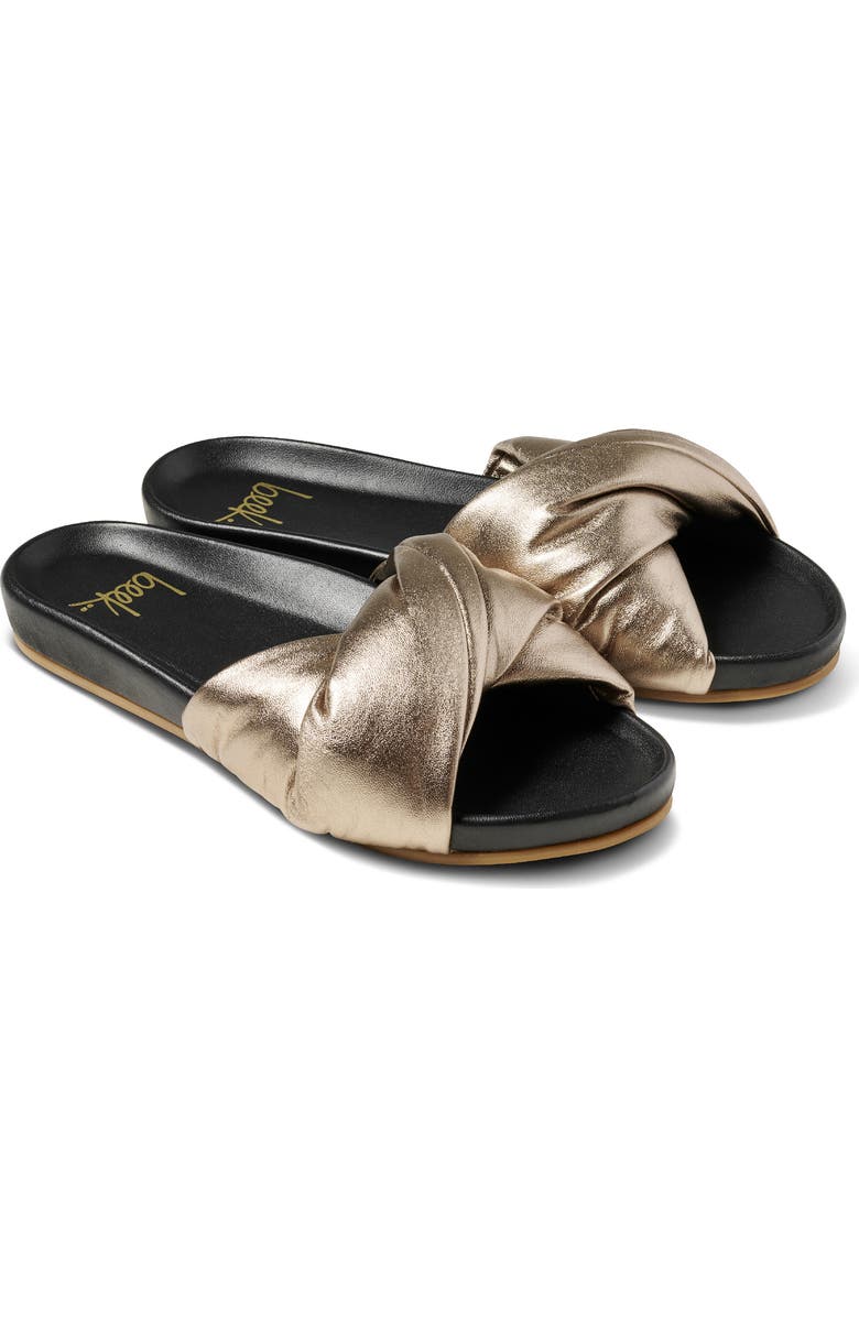Beek Tesia Slide Sandal, Main, color, Bronze/ Black