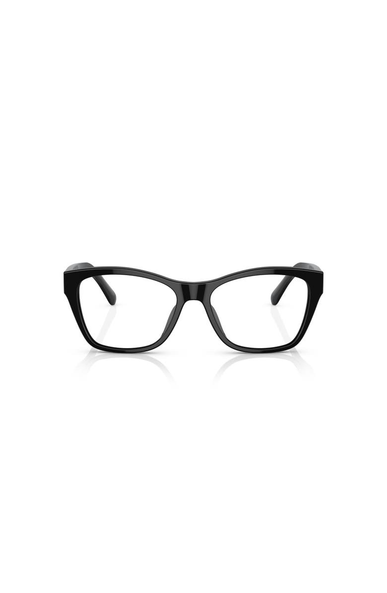 Ralph Lauren 53mm Rectangle optical glasses, Alternate, color, Black