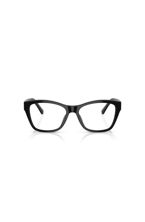 Ralph Lauren 53mm Rectangle Optical Glasses In Black