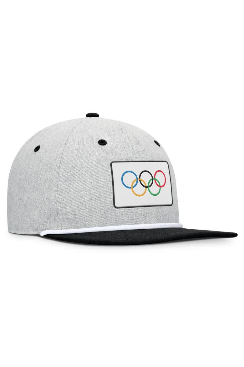 Men's Fanatics Heather Gray/Black Olympic Games Photo Finish Adjustable Hat, Alternate, color, Heather Gray