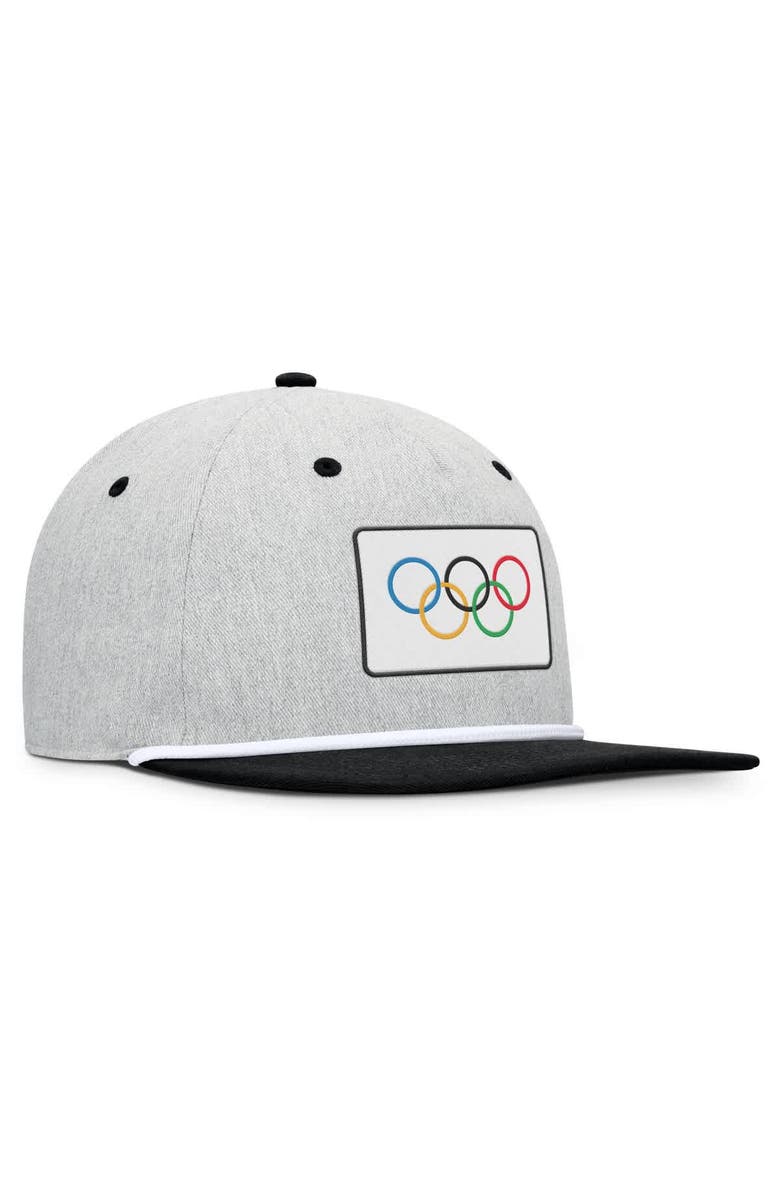 FANATICS Men's Fanatics Heather Gray/Black Olympic Games Photo Finish Adjustable Hat, Alternate, color, Heather Gray