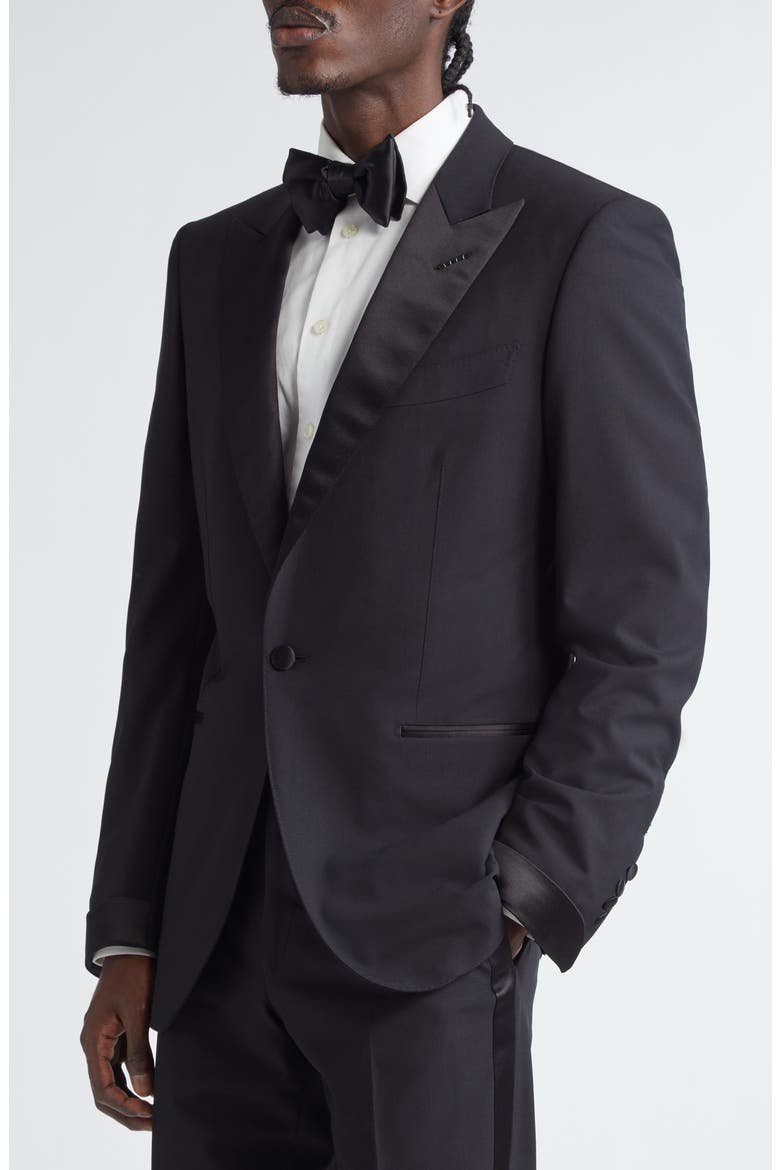 O'Connor Stretch Wool Tuxedo, Alternate, color, NAA BLACK