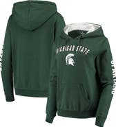 COLOSSEUM Women's Colosseum Green Michigan State Spartans Loud and Proud Pullover Hoodie
