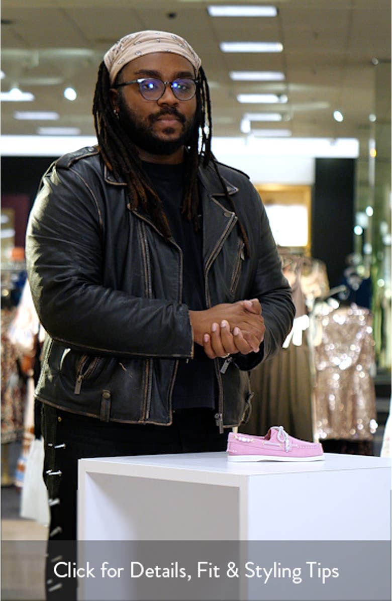 Authentic Original 2-Eye Beaded Boat Shoe, sales video thumbnail