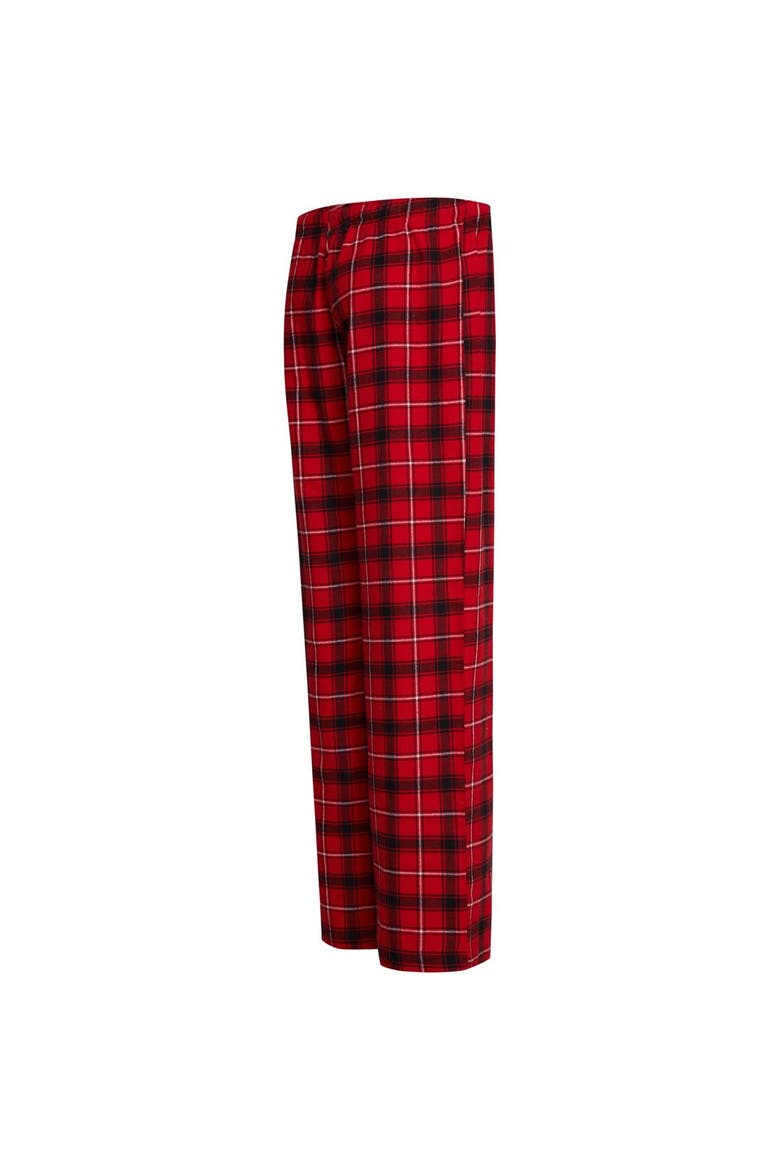Women's College Concepts Red/Black Chicago Bulls Arctic T-Shirt & Flannel Pants Sleep Set, Alternate, color, Red