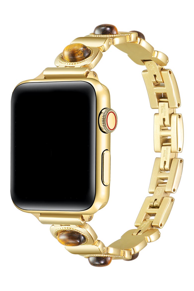 Gaia Tiger Eye Watchband, Alternate, color, TIGER EYE