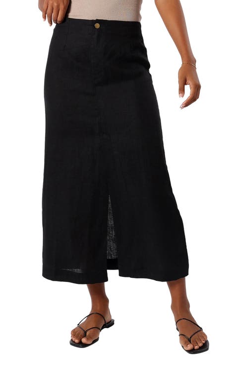 Finley Linen Maxi Skirt